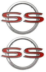 Quarter Emblems Pair 1964 64 Chevy Impala SS Super Sport (For: More than one vehicle)