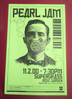 PEARL JAM Portland 2000 Original Concert Poster Telephone Pole Flyer MINT