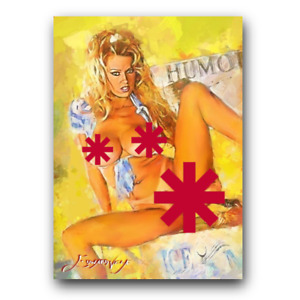 Jenna Jameson #4 Art Card Limited 48/50 Edward Vela Signed (Censored)
