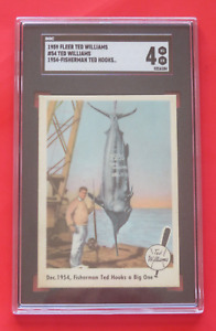 1959 Fleer Ted Williams #54 Dec 1954 Fisherman Hooks A Big One PSA VGEX SGC 4