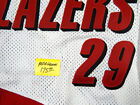 New Listing2000-2001 Portland Trail Blazers Nikita Morgunov #29 Game Issued White Jersey 1