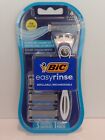 BIC Easy Rinse 4-Blade Refillable Men's Razor With Handle & 3 Cartridges