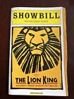The Lion King Playbill Samuel E. Wright Sheila Gibbs #1942
