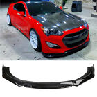 For Hyundai Genesis Coupe Front Bumper Lip Splitter Chin Spoiler Body Kit Glossy (For: 2011 Genesis Coupe)