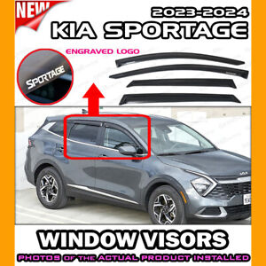 WINDOW VISORS for 2023 → 2024 Kia Sportage / DEFLECTOR VENT SHADE RAIN GUARD (For: 2023 Kia Sportage)