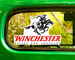 WINCHESTER FIREARMS DECAL Rifles 2 Stickers Bogo For Car Window Bumper Truck Rv
