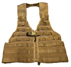 USGI Military FLC Fighting Load Carrier Tactical MOLLE Vest COYOTE BROWN EXC