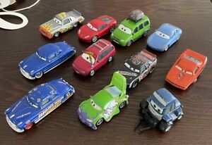 Disney Pixar Cars Lot of Diecast Toys Car Movies Lot of 11 Vehicles Preowned