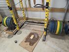 olympic rubber bumper weight plate set (REP Fitness) 430lbs Total.