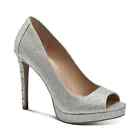 Thalia Sodi Women's Lenna Beaded-Heel Pumps Silver, US 9 M