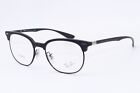 NEW RAY-BAN RB 7186 5204 MATTE BLACK SILVER AUTHENTIC FRAMES EYEGLASSES 51-19