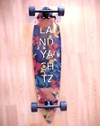 LANDYACHTZ MAPLE CHIEF FLORAL Danos Bear Pintail Longboard 36 x 8 7/8 skateboard