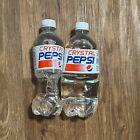 Crystal Pepsi 2 pack 20oz Bottle Limited Edition Exp 2017 RARE