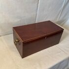 New ListingLovely Antique Storage Box With Fab Grains And Boxwood Edging