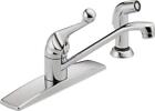 Delta Kitchen Faucet Single Handle with Spray Chrome-Certified Refurbished