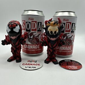 Funko Soda Carnage Chase & Common Set Lot Entertainment Earth Exclusive 1/3300