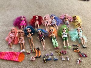 Rainbow High Doll Lot of 13 Doll Plus Accessories