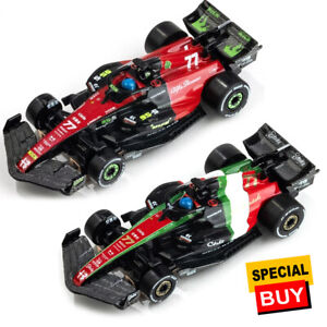 AFX 2023 Alfa Romeo Spa & Monza # 77 Limited Edition F1 Collection HO Slot Car