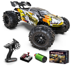 Scharkspark Brushless RC Cars for Adults Fast 70 KPH, 4WD High Speed All Terrain