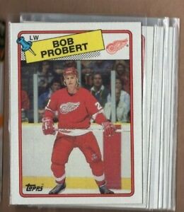 BOB PROBERT 1988/89 TOPPS #181 ROOKIE CARD DETROIT RED WINGS LEGEND !