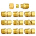 Brass Compression Tube Fitting 1/4