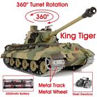 HengLong 7.0 1/16 German King Tiger Henschel 3888 RC Tank Metal Tracks Gearbox