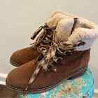 BLONDO Brown Genuine Suede Leather Hiking Boots Weatherproof Waterproof size 9.5