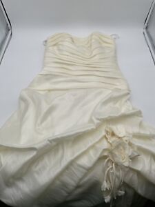 Ella Rosa Wedding Gown Imperial Waist Cream Size 10