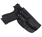 Kydex Concealment IWB Gun Holster BLACK For Walther Handguns - Leather Loops