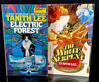 ‼️📕LOT OF 2 Tanith Lee The White Serpent 88’ & Electric Forest 79’ Rare Fantasy