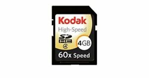Kodak 4GB class 4 high 60x speed SDHC card- Set Of 2