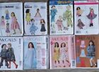 New  McCall's, Simplicity Butterick Girls Sewing Patterns For Sizes CL (6-7-8)