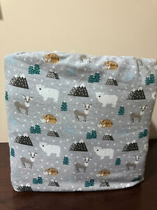 Flannel  Portugal  Sheet Set Size 4-Piece FULL SIZE Flannel  WINTER WILD LIFE