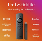 Amazon Fire TV Stick Lite with Alexa Voice Remote Control. Fast Shipping. New