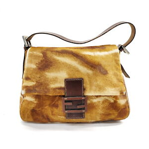 Fendi Shoulder Bag  Brown Calf Leather 2651684