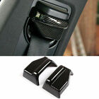 Carbon Fiber ABS Seat Safty Belt Buckle Cover Trim For Benz E S Class W212 W222