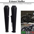 2x Retro Motorcycle Exhaust Pipe For Harley Honda Yamaha BMW Cafe Racer Bobber (For: More than one vehicle)