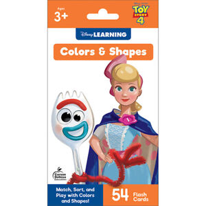 Disney Learning Toy Story 4 Colors and Shapes Flash Cards, Grade PK-1
