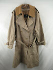 Burberrys of London Men’s Trench Coat Removable Wool Lined Size 42 R #VIN474