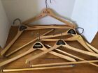 LOT OF 6, VINTAGE , CHICAGO CLOTHIERS,ADVERTISEMENT, WOODEN HANGERS