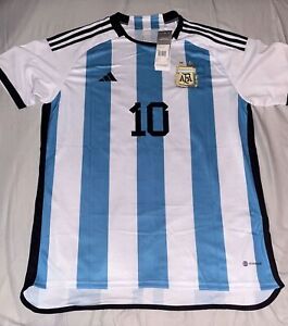 Qatar 2022 Argentina Home Jersey Messi #10