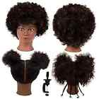 10Inch Afro Curly Hair mannequin Head With Human Hair Cosmetology 10 Inch