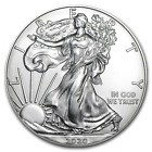 2020 American Silver Eagle / BU / From Mint Roll / Free Shipping