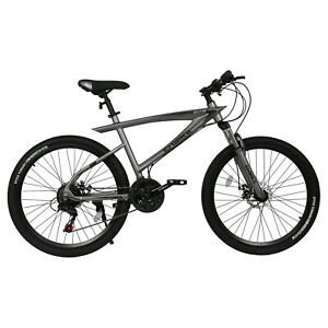 26 inch Mens Mountain Bike 21 Speed MTB Bicycle High Tensile Aluminum Frame US