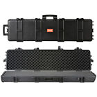 VEVOR Rifle Case Rifle Hard Case 50 inch with 3 Layers Fully-protective Foams