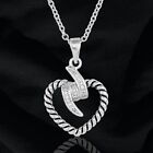 Montana Silversmiths Electric Heart Cubic Zirconia Necklace New! Retail $55