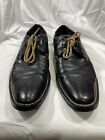 Cole Haan Men's Lace Up Pointed Toe Leather Oxford Dress Shoes Black Size 11 M