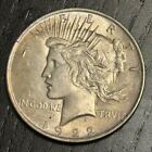 1922-P Peace Dollar Silver Coin AU Almost Uncirculated Coin - TCCCX