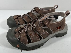 Keen Newport 510220 Waterproof Brown Leather Hiking Sandals Women's Sz 7.5 Clean