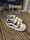 Vans Toddler Kids Camo Shoes Size 6 With Strap Closing. Multicolor